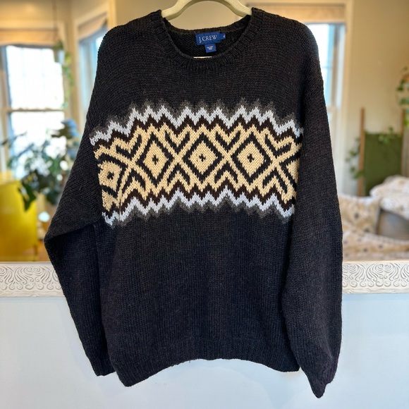 J. Crew 100% Wool Vintage Long Sleeve Sweater XL - Picture 6 of 6